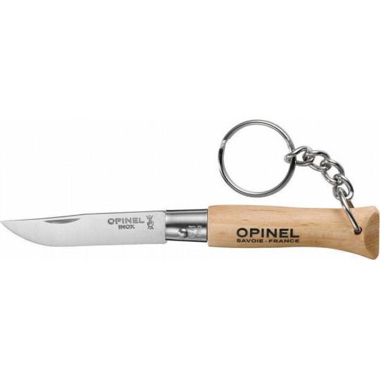 OPINEL KEY CHAIN No 4 POCKET KNIFE WOOD