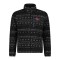 CMP MEN'S HIGHLOFT FLEECE FAUX FUR JACKET ANTRACITE-FERRARI