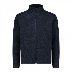 CMP MEN'S JACQUARD KNIT-TECH FLEECE B.BLUE-ANTRACITE