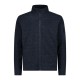 CMP MEN'S JACQUARD KNIT-TECH FLEECE B.BLUE-ANTRACITE