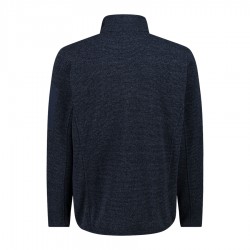 CMP MEN'S JACQUARD KNIT-TECH FLEECE B.BLUE-ANTRACITE