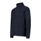 CMP MEN'S JACQUARD KNIT-TECH FLEECE B.BLUE-ANTRACITE