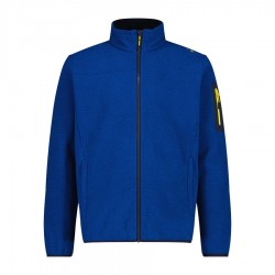 CMP MEN'S JACQUARD KNIT-TECH FLEECE ROYAL BLUE
