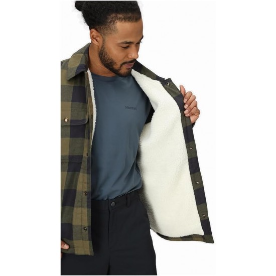 ΠΟΥΚΑΜΙΣΟ MARMOT RIDGEFIELD SHERPA FLANNEL SHIRT JACKET NORI BLACK