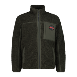 MEN'S HIGHLOFT FLEECE FAUX FUR JACKET FOREST