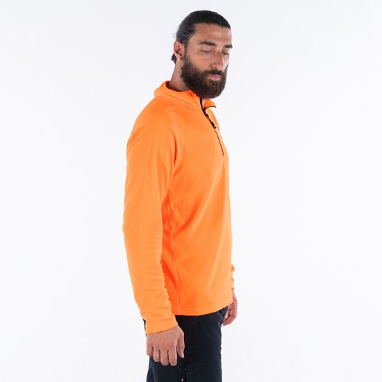 ΜΠΛΟΥΖΑ APU FLEECE 1/2 ZIP ΠΟΡΤΟΚΑΛΙ