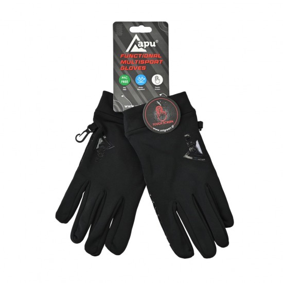 ΓΑΝΤΙΑ APU INNER GLOVES STICKY BLACK PRINTED