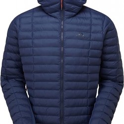 PARTICLE HOODED MENS JACKET MOUNTAIN EQUIPMENT BLUE