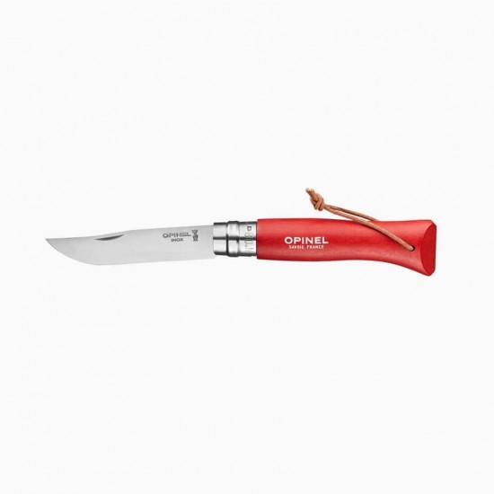 ΣΟΥΓΙΑΣ OPINEL BAROUDEUR No 8 INOX ΚΟΚΚΙΝΟ