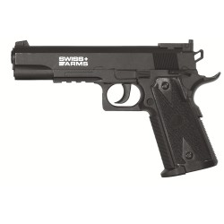 AEΡΟΒΟΛΟ ΠΙΣΤΟΛΙ SWISS ARMS MATCH P1911ΒΒ CO2 FIXED SYNTHETIC 110m/s 650gr