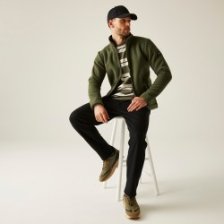 ΑΝΔΡΙΚΗ ΖΑΚΕΤΑ REGATTA FLEECE GARIAN II FULL ZIP DARK KHAKI 