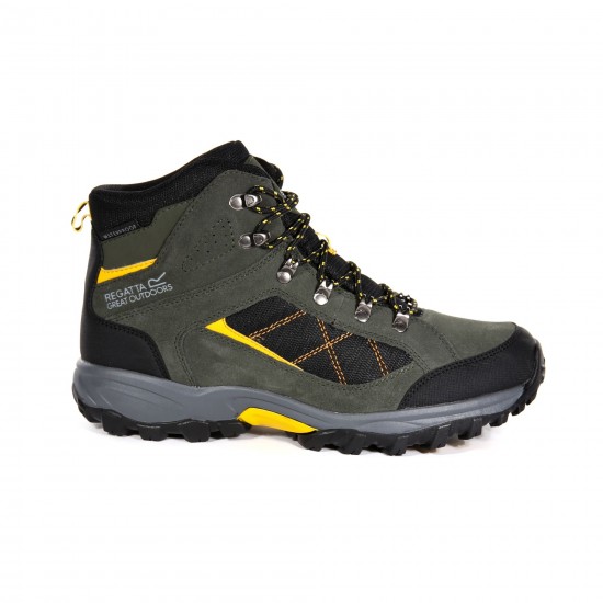 ΠΑΠΟΥΤΣΙΑ ΠΕΖΟΠΟΡΙΑΣ REGATTA CLYDEBANK DARK KHAKI/GOLD