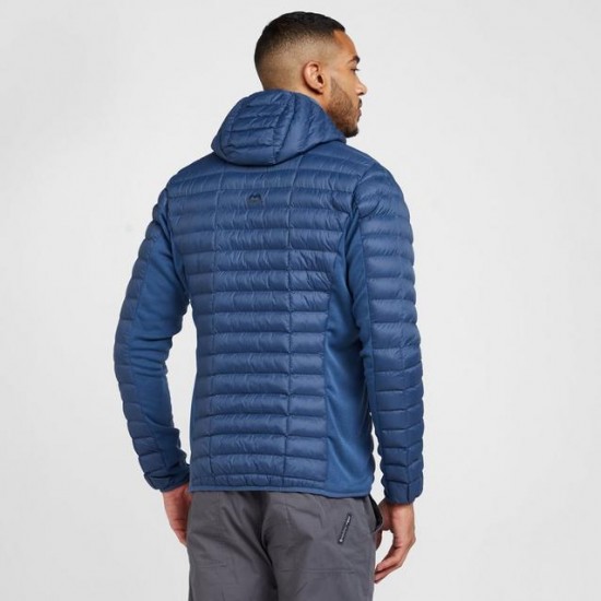 PARTICLE HOODED MENS JACKET MOUNTAIN EQUIPMENT BLUE