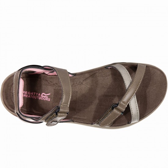 ΓΥΝΑΙΚΕΙΑ ΣΑΝΔΑΛΙΑ REGATTA LADY SANTA CRUZ WALNUT MELLOWROSE