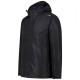 ΜΠΟΥΦΑΝ CMP MAN JACKET ZIP HOOD DETACHABLE 3 IN 1 JACKET ΜΑΥΡΟ
