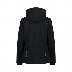 ΓΥΝΑΙΚΕΙΟ ΜΠΟΥΦΑΝ CMP SOFTSHELL ZIP HOOD ΜΑΥΡΟ