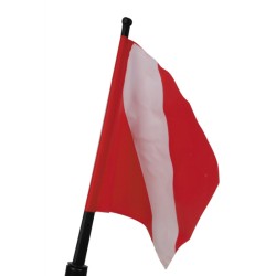 ΣΗΜΑΙΑ ΚΑΤΑΔΥΣΗΣ ΜΕ ΙΣΤΟ X-DIVE ΚΟΚΚΙΝΗ